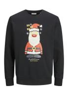 Jjxmas Jolly Sweat Crew Neck Jack & J S Black