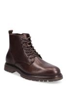 Biagil Lace Up Boot Soft Texas Bianco Brown