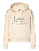 Logo Hoodie Lee Jeans Cream