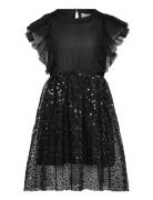 Dress Sequins Creamie Black