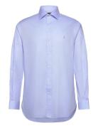 Regent Slim Fit Textured Shirt Polo Ralph Lauren Blue