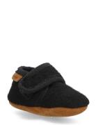 Baby Wool Slippers En Fant Black