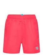 Boys' Beach Boxer Solid R Black-White Arena Red