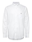 Reg H Ycomb Texture Shirt GANT White