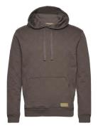 Jacquard Terry Hoodie Scotch & Soda Brown