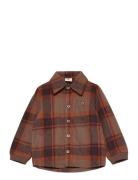 Shirt Ls Check En Fant Brown