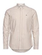 Slim Wide Poplin Stripe Shirt GANT Beige