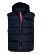 Hooded Puffer Vest Fd Alpha Industries Blue