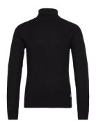 Jjpannel Knit Roll Neck Aw24 Jack & J S Black