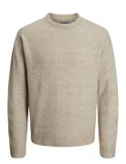 Jorollie Knit Crew Neck Sn Jack & J S Beige