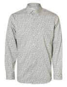 Slhslim-Performance Aop Shirt Ls Selected Homme Patterned