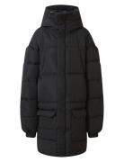 Long Puffer Jacket With Hood SIXTH JUNE Black