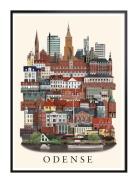 Odense Small Poster Martin Schwartz Patterned