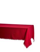 Cloth Fringe 140X140 Noble House Red