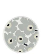 Unikko Plate 25 Cm 2 Pcs Marimekko Home Grey