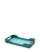 Lacquered Tray - Swell, Turquoise/Green M PRINTWORKS Green