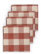 Napkins 4-Pack Bertel Midnatt Red