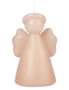 Angel Sculpture Candle Broste Copenhagen Pink