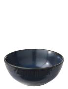 Relief St Ware Bowl Blue 4 Pcs. 14 Cm. Brown Box Aida Black