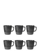 Raw Nordic Black Mug W Handle 30 Cl 6 Pcs Aida Black