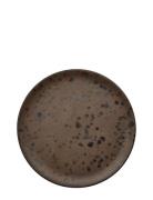 Raw Nordic Brown - Dess. Plate Brown Spotted 1 Pcs 20 Cm. Aida Brown