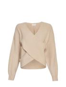 Mschzinelle Hope Wrap Pullover MSCH Copenhagen Beige