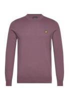 Cotton Merino Crew Neck Jumper Lyle & Scott Purple