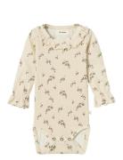 Nbfgio Bia Ls Slim Body Lil Lil'Atelier Patterned