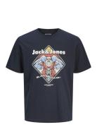 Jjxmas Christmas Skull Tee Ss Crew Jnr Jack & J S Navy