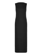 Slfanita Twisted Ankle Dress Selected Femme Black