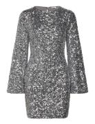 Gwen Sequin Mini Dress Twist & Tango Silver