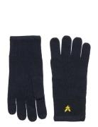 Racked Rib Gloves Lyle & Scott Blue