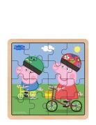 Peppa Pig - Wooden Puzzle - Bikeride Barbo Toys Patterned