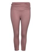 Yoga Studio Gathered 7/8 Tights Adidas Performance Pink