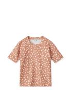 Noah Printed Shortsleeve Swim Tee Liewood Pink