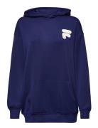 Catanzaro Elongated Hoody FILA Blue