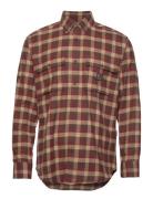 Heron Flannel Shirt Men Chevalier Brown