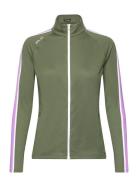 Arm-Stripe Full-Zip Jersey Jacket Ralph Lauren Golf Green