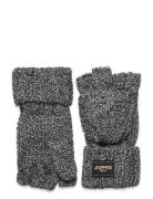 Cable Knit Gloves Superdry Grey