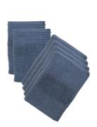 Check Towels 70X140 4 Pcs, 50X100 2 Pcs Dark Blue Juna Navy