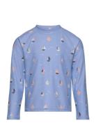 Uv Long-Sleeve Sweater Geggamoja Blue