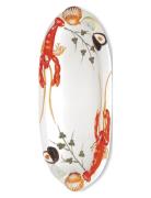 Seafood Long Serving Dish Familianna Red