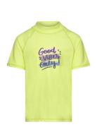 T-Shirt W. Print Color Kids Yellow