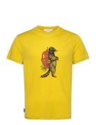 M Mer Core Ss Tee Waschbar Wandering Icebreaker Yellow