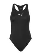 Puma Swim Women Racerback Swimsuit Puma Swim Black