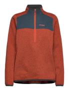 Kamphaug Knitted W Half Zip Bergans Blue