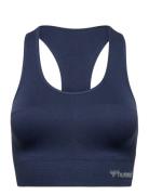 Hmltif Seamless Sports Top Hummel Blue