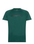 Core Essence Logo Tee M Craft Green