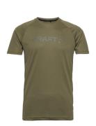 Core Essence Logo Tee M Craft Khaki