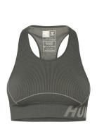 Hmlte Christel Seamless Sports Top Hummel Green